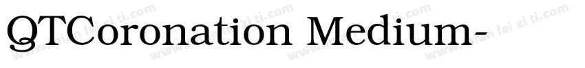 QTCoronation Medium字体转换